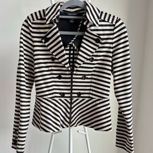 White House Black Market Striped Jacket